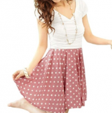 Vestido Saia Dots