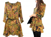 Vestido Vintage Print